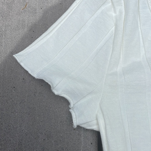 Pink Rose Ribbed Top - Picture 3 of 5